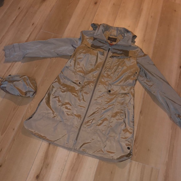 Cole Haan Jackets & Blazers - Like new Cole Haan camel rain jacket